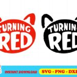 turning red logo svg