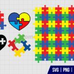 Autism Puzzle Piece SVG