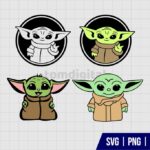 Baby Yoda SVG Cricut