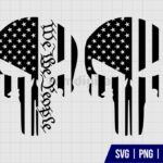 Punisher We The People SVG