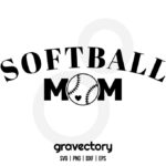 Softball Mom SVG