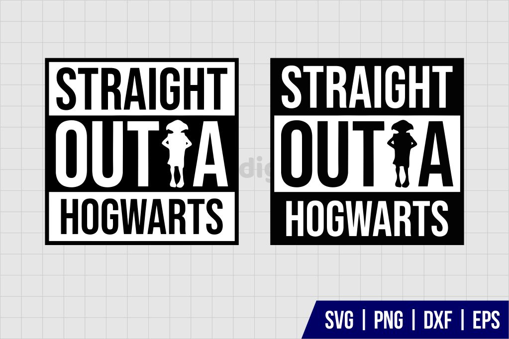 Straight Outta Hogwarts SVG