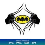 ripped Shirt svg superhero batman svg