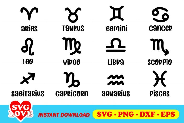 Zodiac Sign SVG - Gravectory