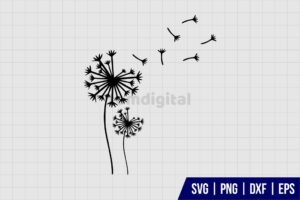 Dandelion SVG File