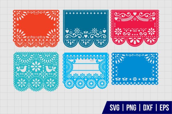 Papel Picado SVG Bundle - Gravectory