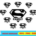 Superman Family SVG Bundle
