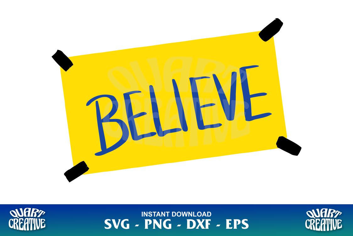 Believe Ted Lasso SVG Vector Gravectory