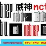 nct 127 logo svg bundle