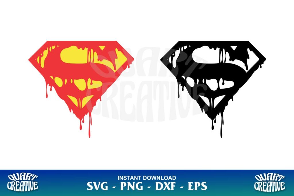 superman drip logo svg Superman Drip Logo SVG