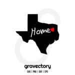 texas home svg
