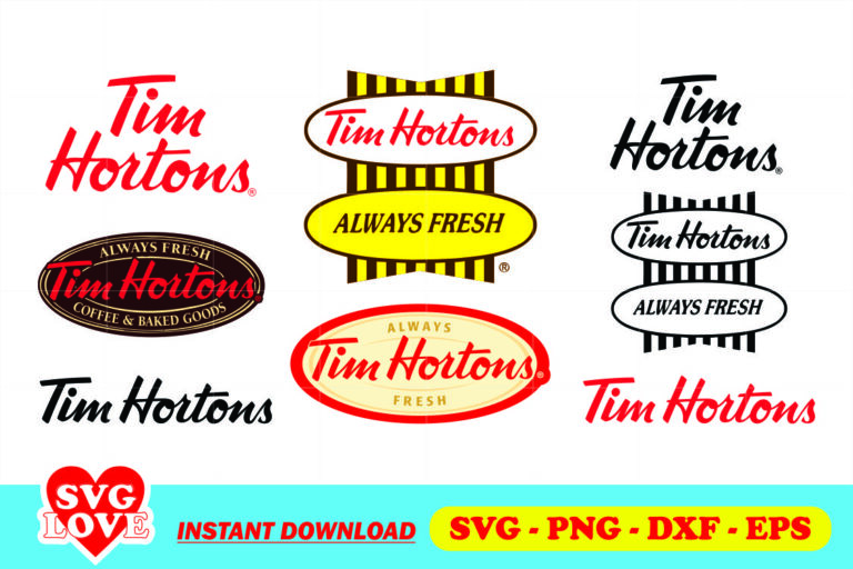 Tim Hortons Logo SVG Bundle - Gravectory