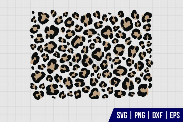 Leopard Print Pattern SVG - Gravectory