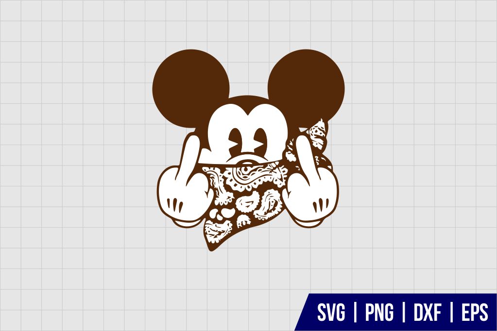 Mickey Mouse Head SVG