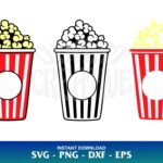 Popcorn SVG PNG