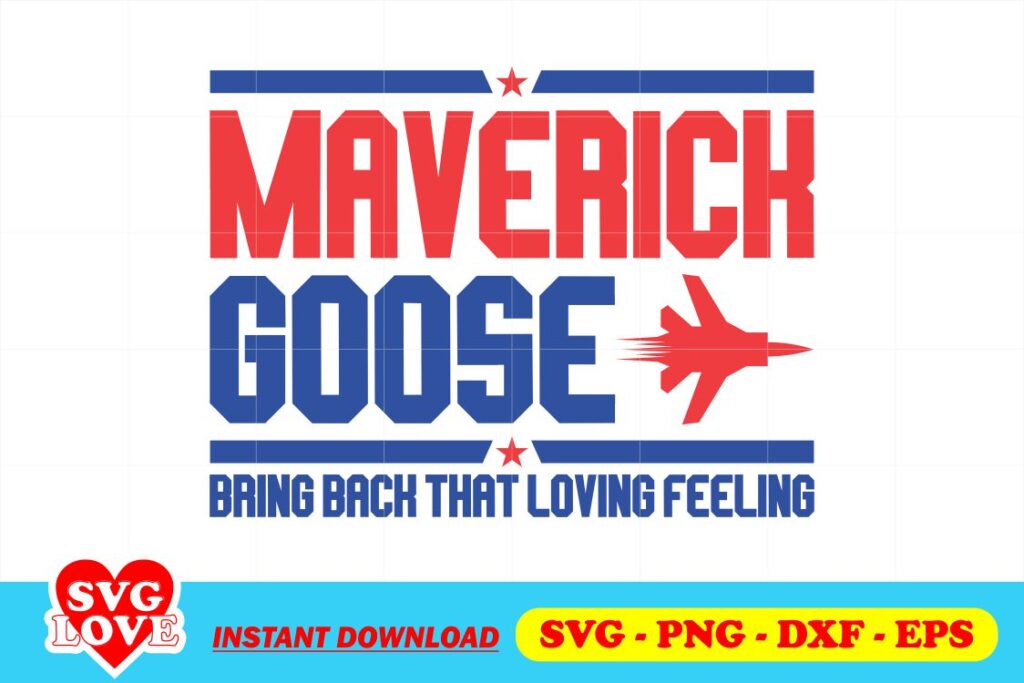 maverick goose svg Maverick Goose SVG