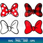 minnie mouse bow svg