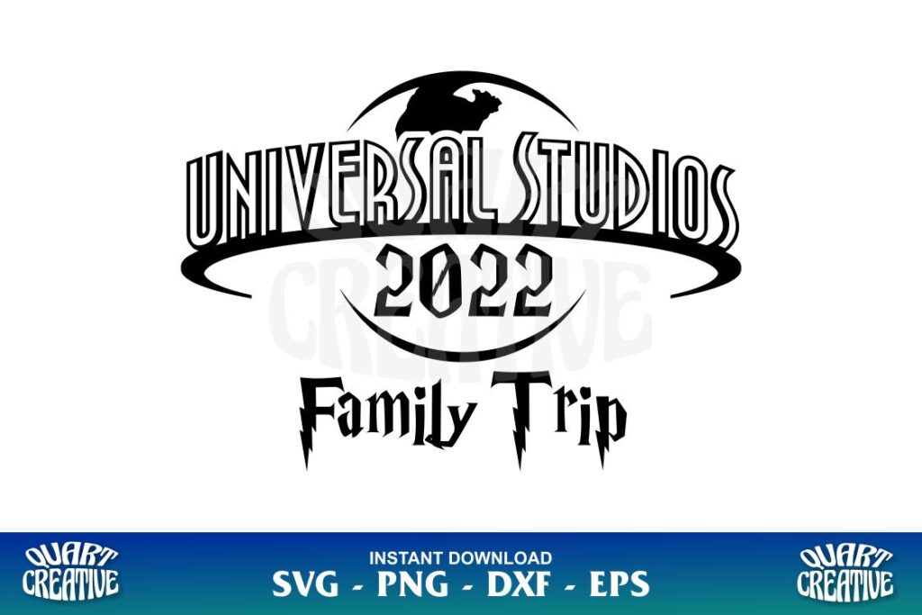 universal studios family trip 2022 svg