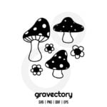 Cute Mushroom SVG