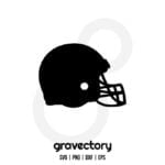 Football Helmet SVG Free