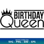 birthday queen svg