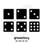 dice svg bundle