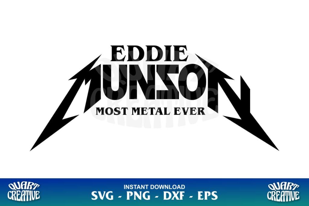 eddie munson most metal ever svg