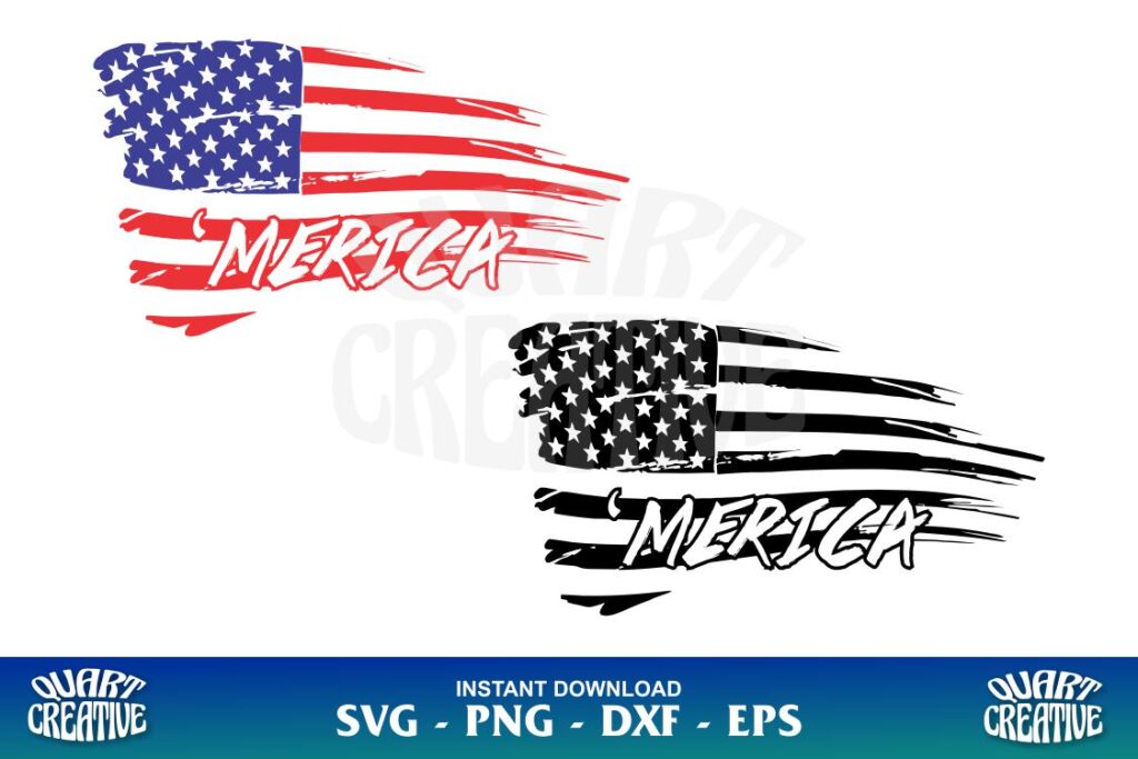Merica SVG American Flag SVG