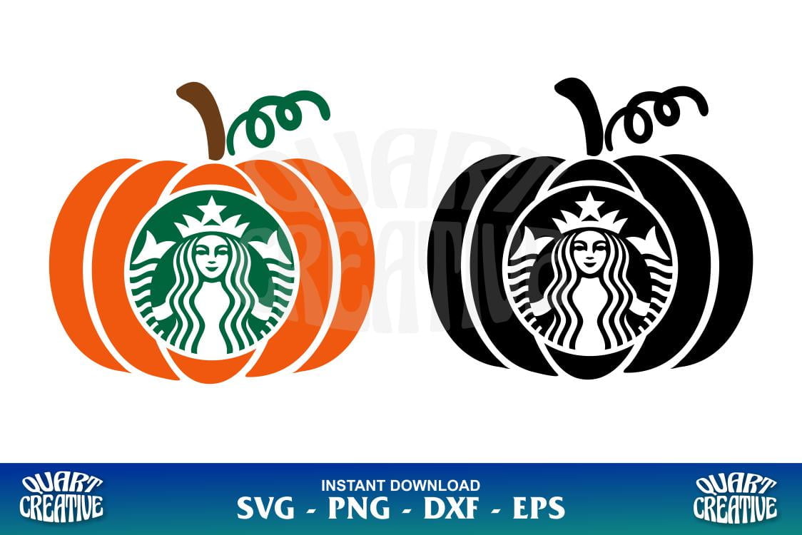 Pumpkin Starbucks SVG Gravectory