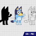 Bluey Layered SVG