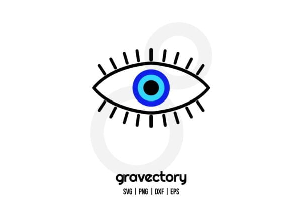 Evil Eye SVG Free - Gravectory