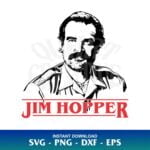 Jim Hopper Stranger Things SVG