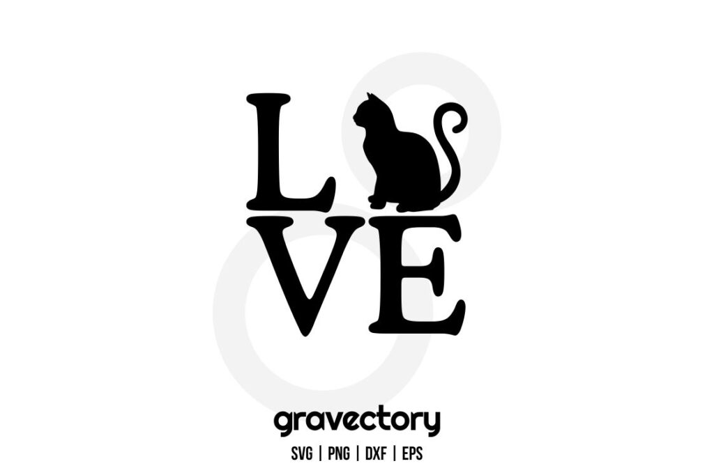 cat love svg Cat Love SVG
