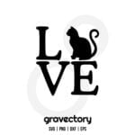 Cat Love SVG