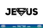 Jesus Superman Logo SVG Cricut - Gravectory