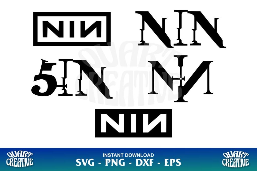 nine inch nails logo svg NIN logo SVG Nine Inch Nails Logo SVG NIN Logo SVG