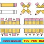 pencil svg bundle