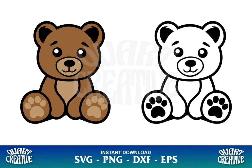 Teddy Bear SVG Cricut - Gravectory