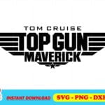 tom cruise top gun svg