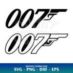 007 Logo SVG James Bond SVG