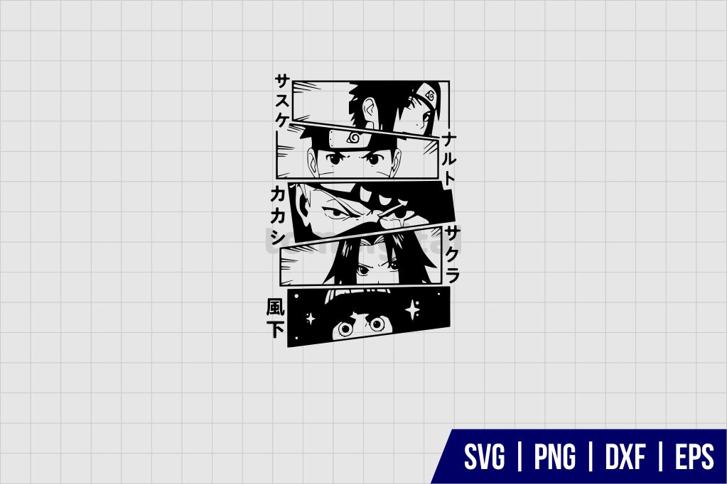 Anime And Manga SVG Files