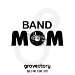 Band Mom SVG Free