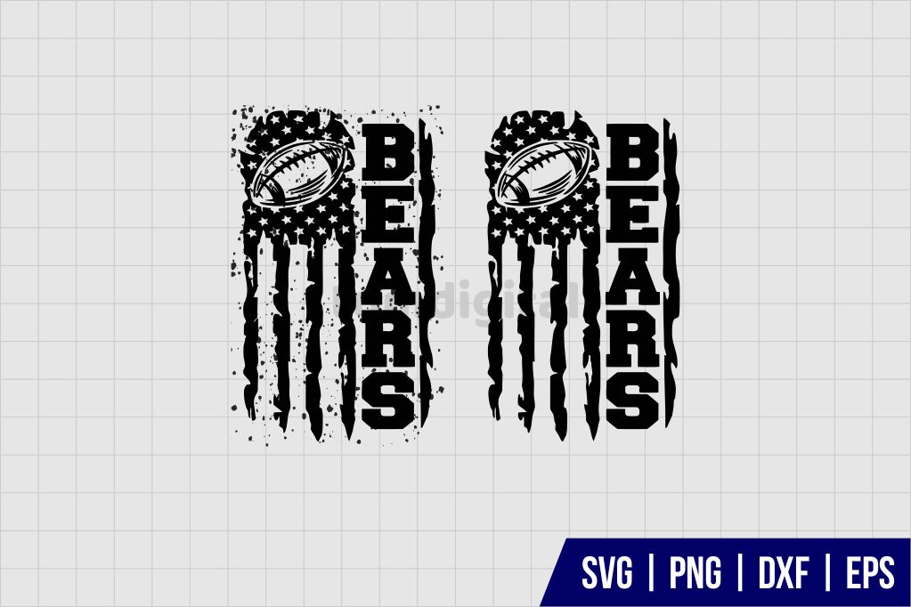 Bears Football SVG Files
