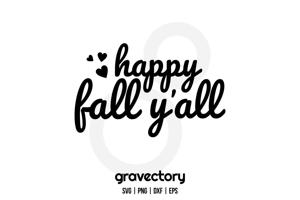 Happy Fall Yall SVG Free