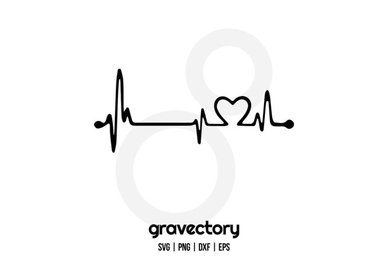 Heart Beat SVG Free - Gravectory