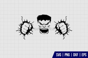 Hulk Smash SVG