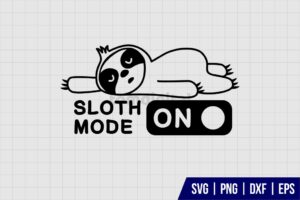 Sloth Mode On SVG
