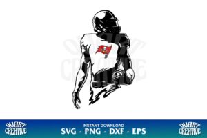 Tampa Bay Buccaneers Football Player SVG On Sale