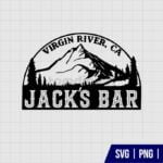 Virgin River Jacks Bar SVG
