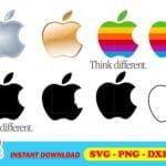 apple logo svg bundle